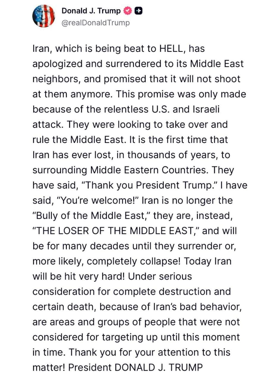 Trump’s ‘Iran Surrender’ Narrative vs. Historical and Geopolitical Reality