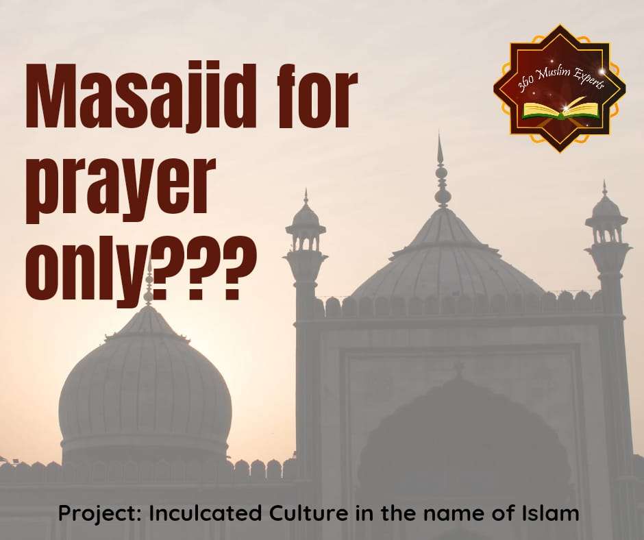 Mosques (Masjid)for prayer only?